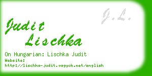 judit lischka business card